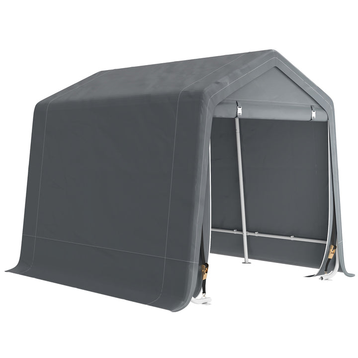 8 x 6.5 ft Outdoor Garden Storage Shed, Waterproof Bike Tent w/ Double