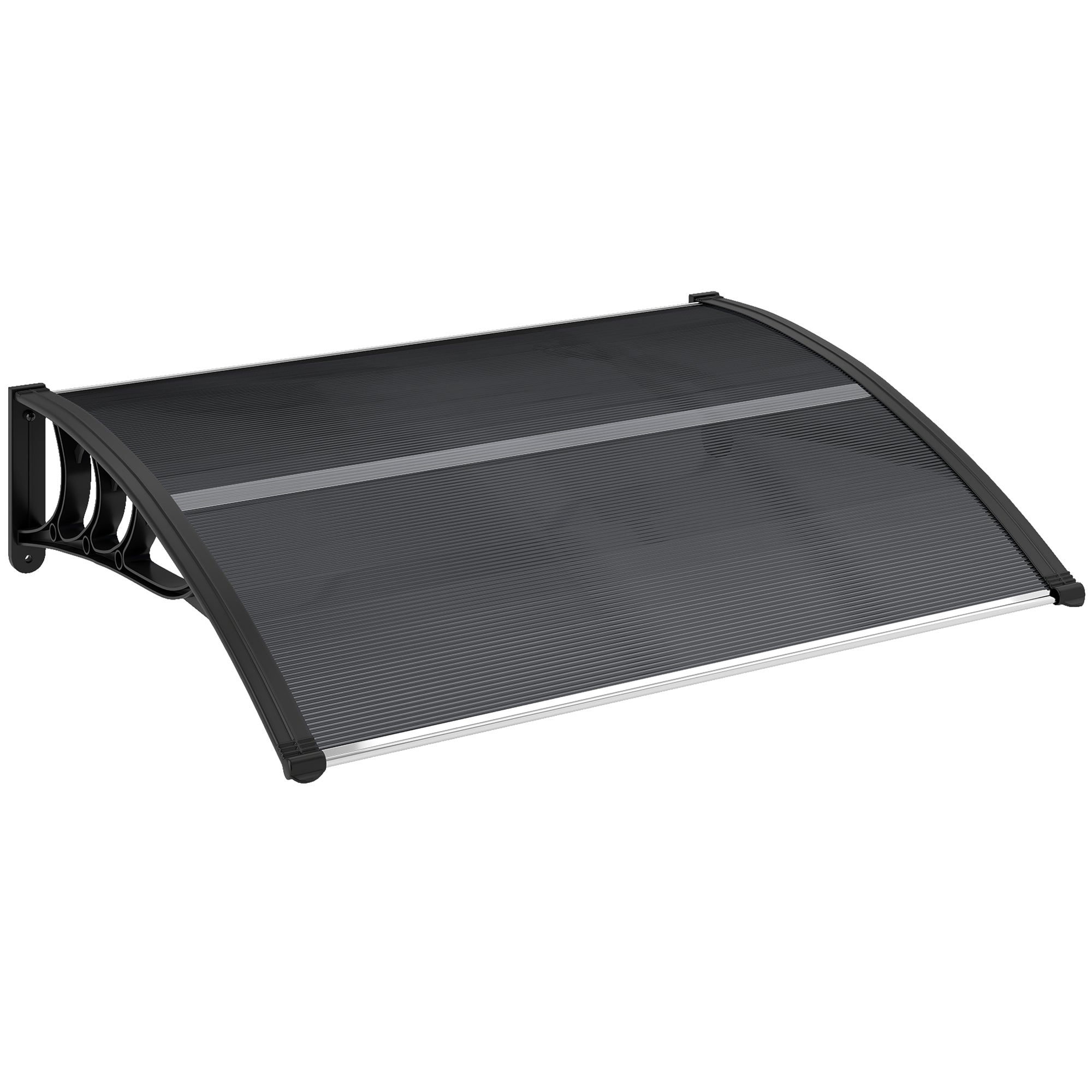 MCL Front Door Canopy Outdoor Awning Aluminium Rigid Plastic Polycarbo ...