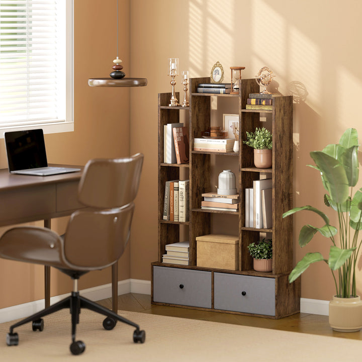 12 Shelf Storage Unit, with Drawers