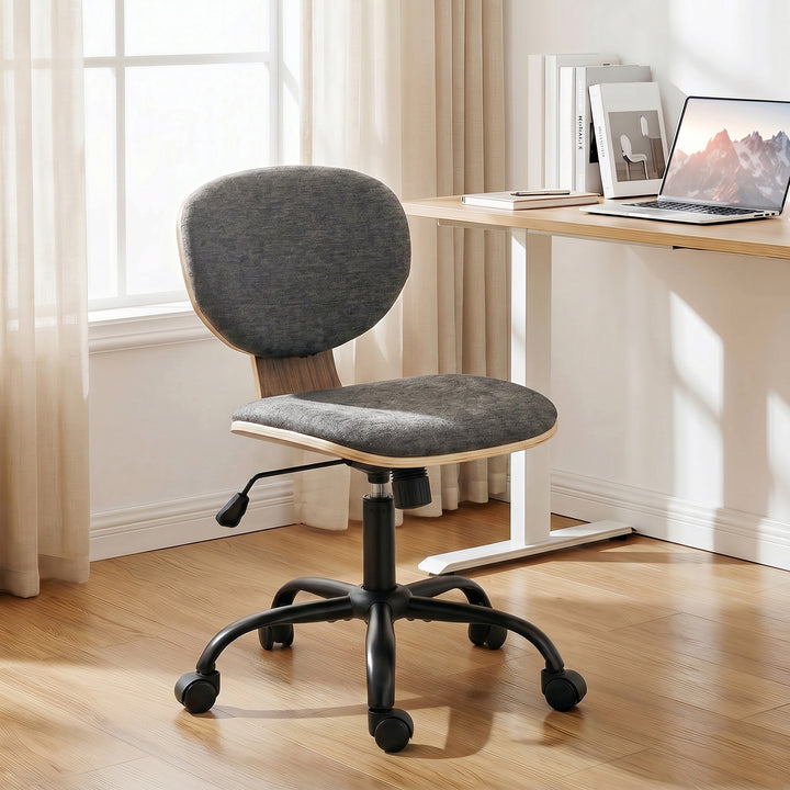 Home Office Desk Chair Rocking Function Ergonomic Swivel Chair with PU