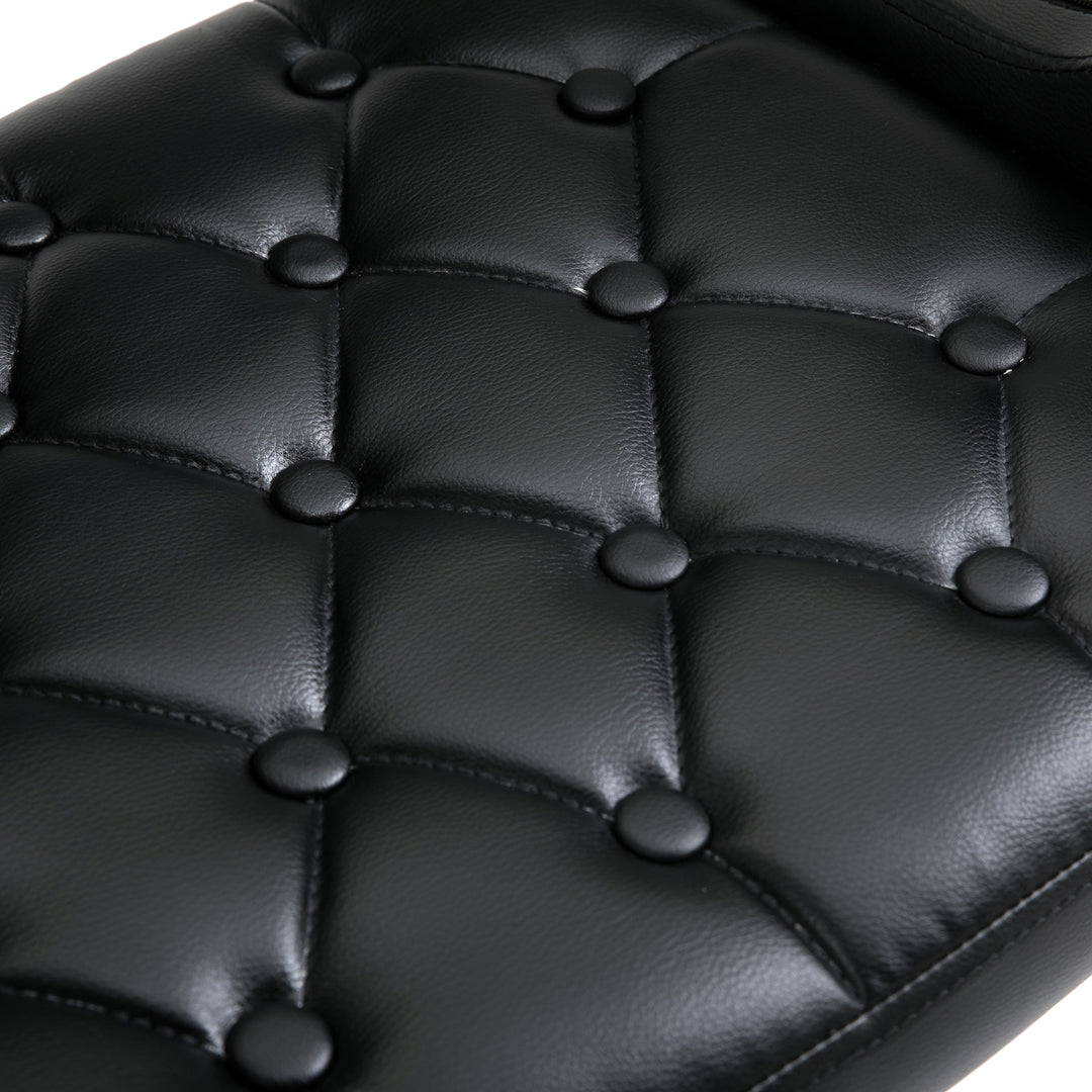 PU Leather Upholstered Swivel Bar Stool, Height Adjustable with Back, Armrest, Footrest, Black