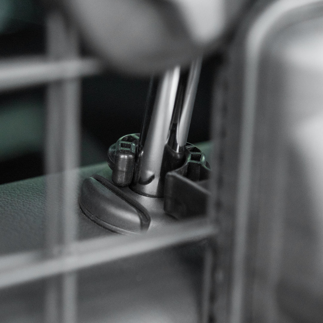 MCL Dog Guard for Cars Adjustable Boot Barrier Metal Mesh Pet Headrest, 90-120W x 40.5H cm