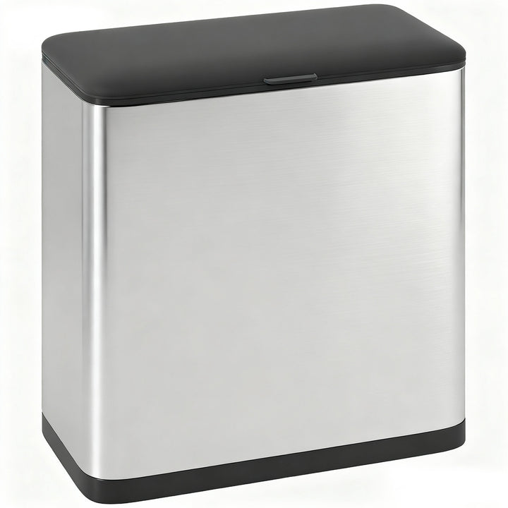 8L Hanging Kitchen Bin, Rubbish bin with Lid and Removable Inner Bucke