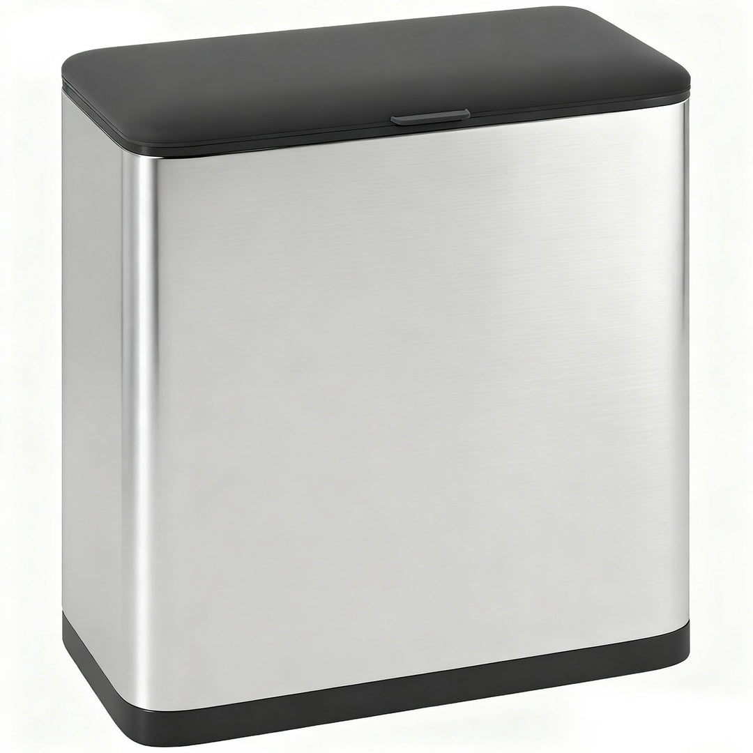8L Hanging Kitchen Bin, Rubbish bin with Lid and Removable Inner Bucke