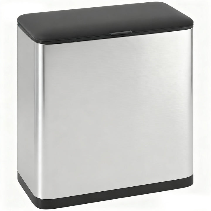 8L Hanging Kitchen Bin, Rubbish bin with Lid and Removable Inner Bucke