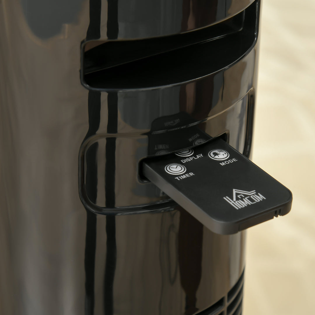 MCL 38'' Freestanding Tower Fan, 3 Speed 3 Mode, 12h Timer, 70 Degree Oscillation, LED Panel, 5M Remote Controller, Black