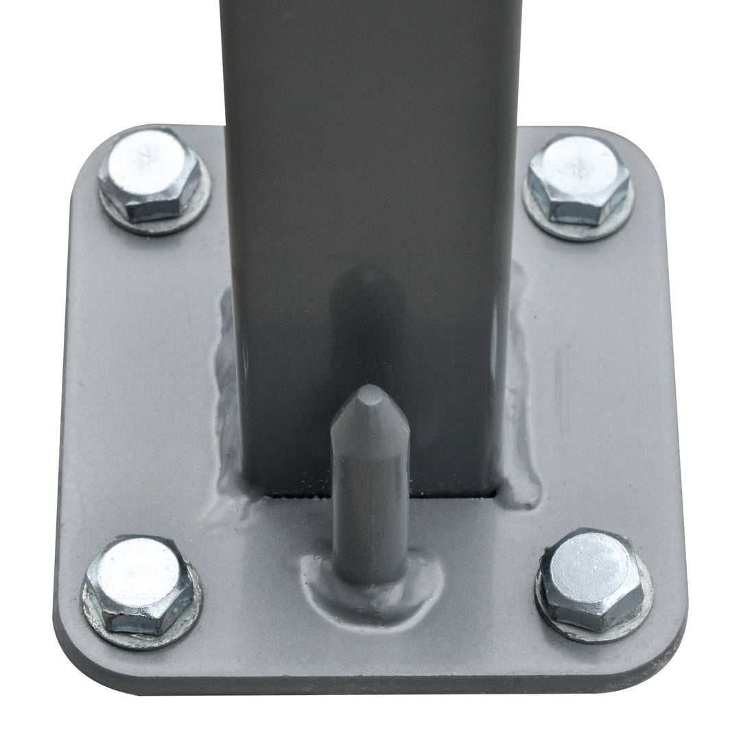 MCL 6 x 2m Retractable Sun Side Awning Screen Fence Patio Garden Wall Balcony Screening Panel Outdoor Blind Privacy Divider – Grey