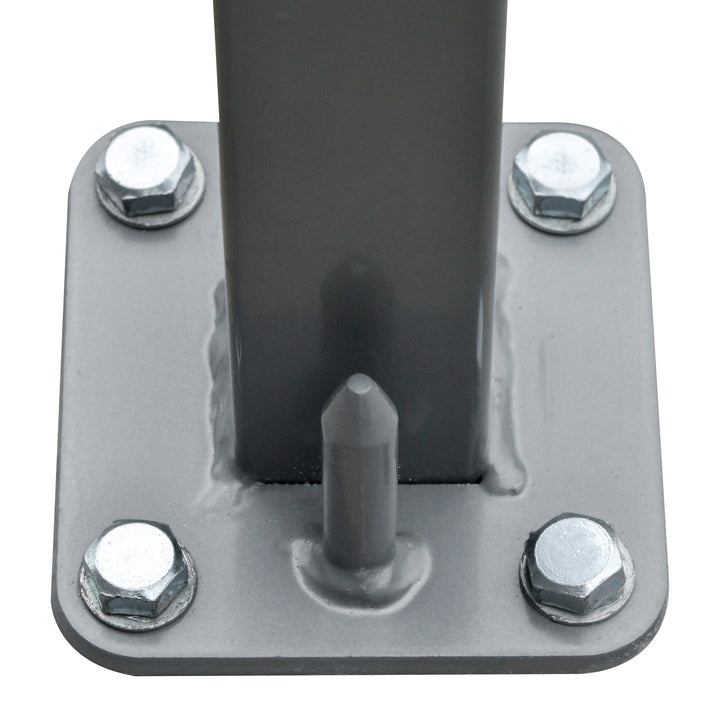 MCL 6 x 2m Retractable Sun Side Awning Screen Fence Patio Garden Wall Balcony Screening Panel Outdoor Blind Privacy Divider – Grey