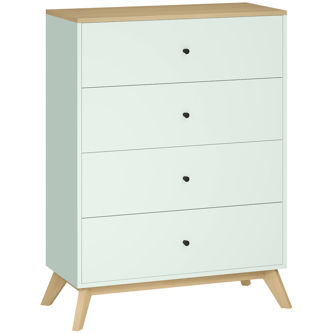 4 Drawer Storage Cabinet, Chest of Drawers for Bedroom Living Room, Li