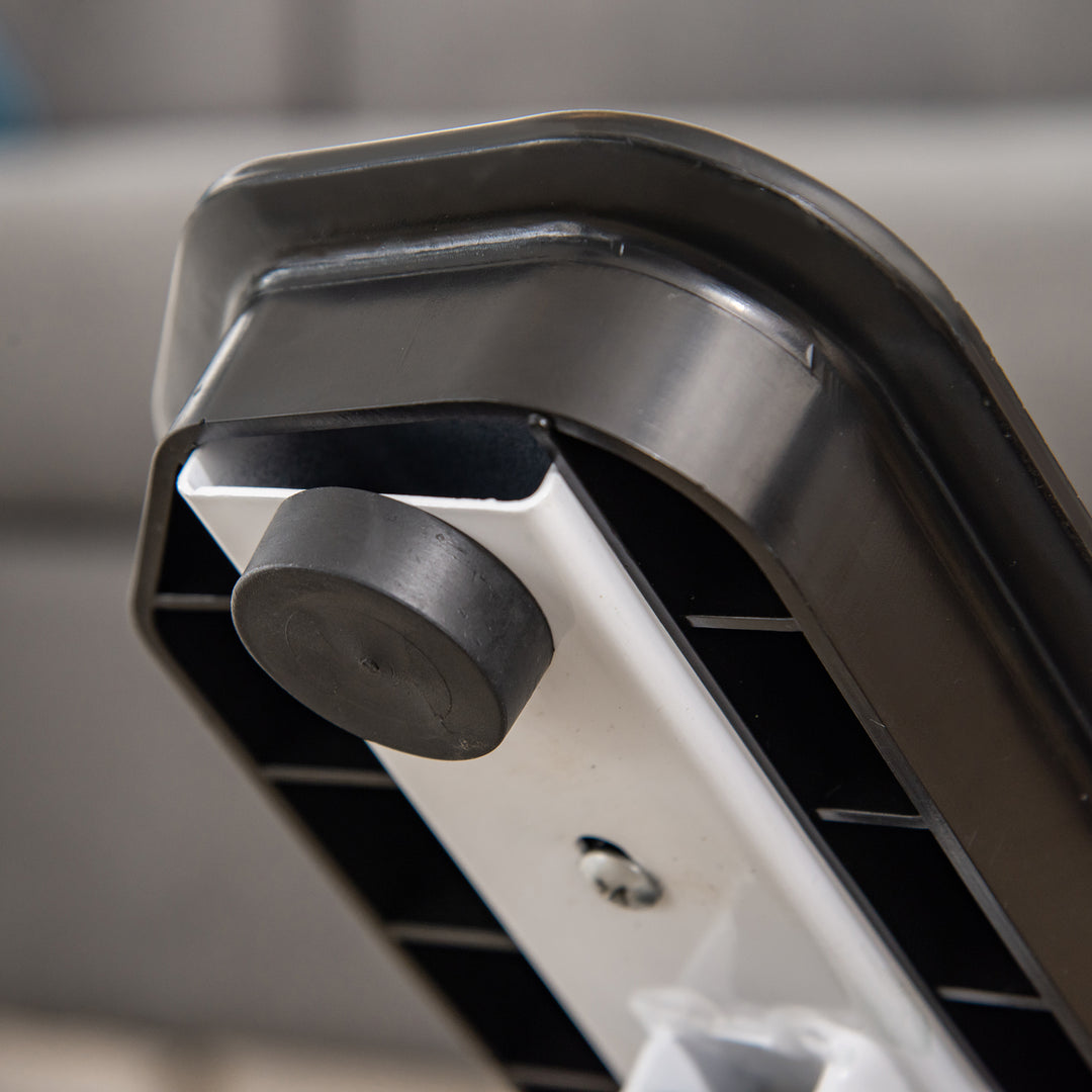 MCL Portable Mini Stepper with LCD Display for Home Gym Office Exercise Workout, Black