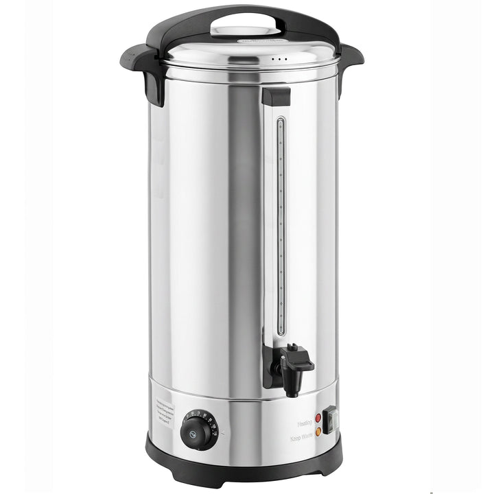 24L Catering Urn, 2500W Stainless Steel Hot Water Boiler Dispenser wit