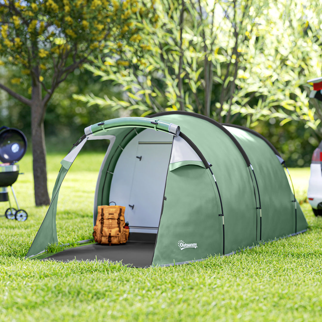 MCL Three-Man, Two-Room Tent - Green