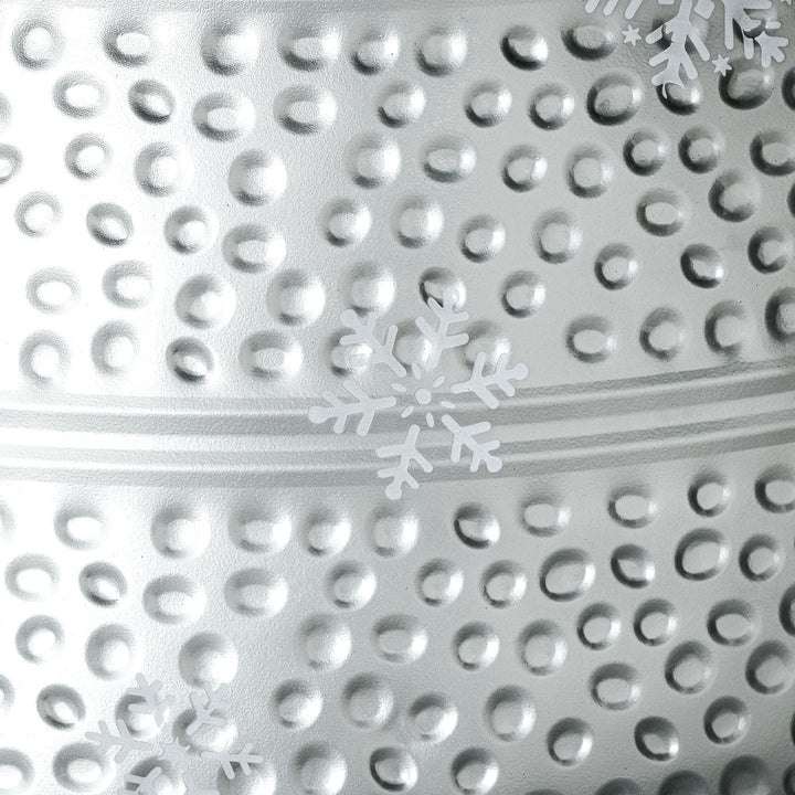 MCL 66cm Hammered Steel Christmas Tree Base Collar