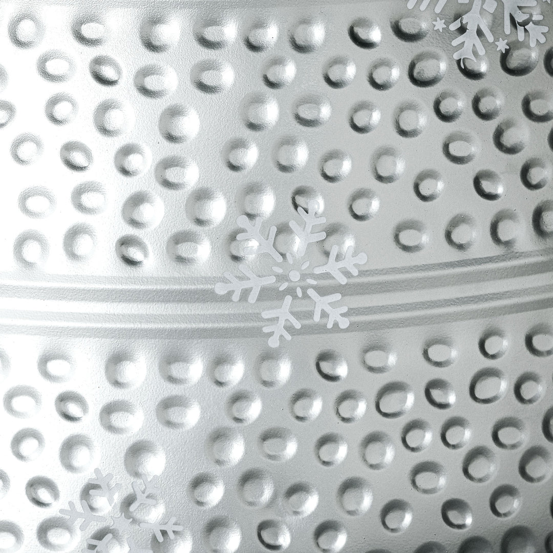 66cm Hammered Steel Christmas Tree Base Collar