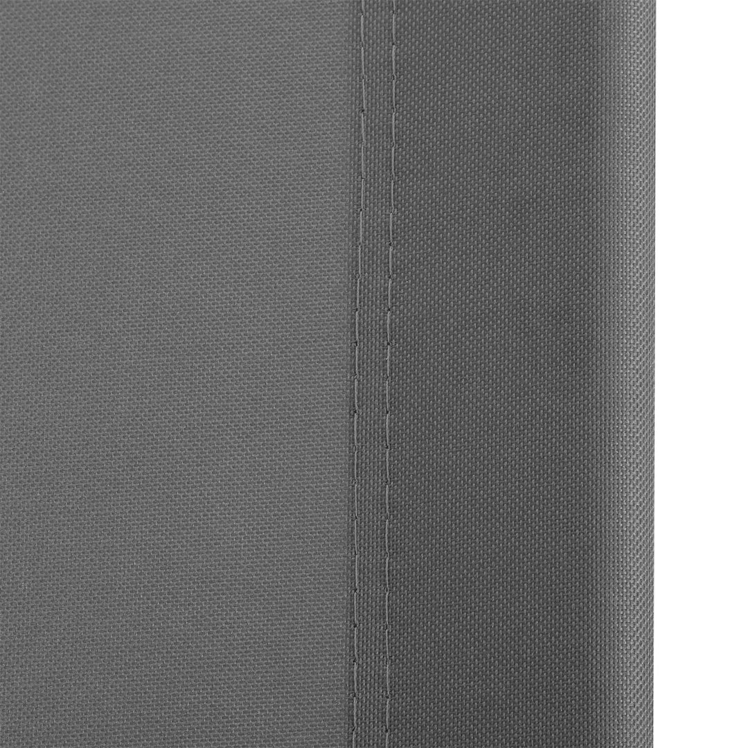 MCL Foldable Sun Lounger with 5-Position Adjustable Backrest, Outdoor Portable Recliner Chaise Lounge Chair with Breathable Mesh Fabric, Grey