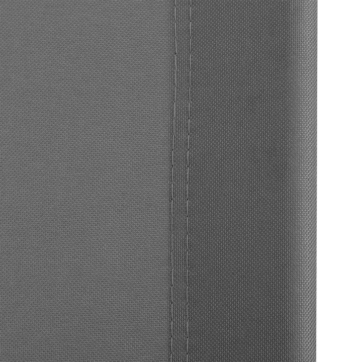 MCL Foldable Sun Lounger with 5-Position Adjustable Backrest, Outdoor Portable Recliner Chaise Lounge Chair with Breathable Mesh Fabric, Grey