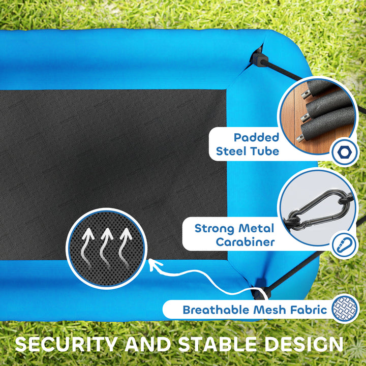 Nest Swing with Adjustable Ropes and Tree Straps, Basket Swing for Kid