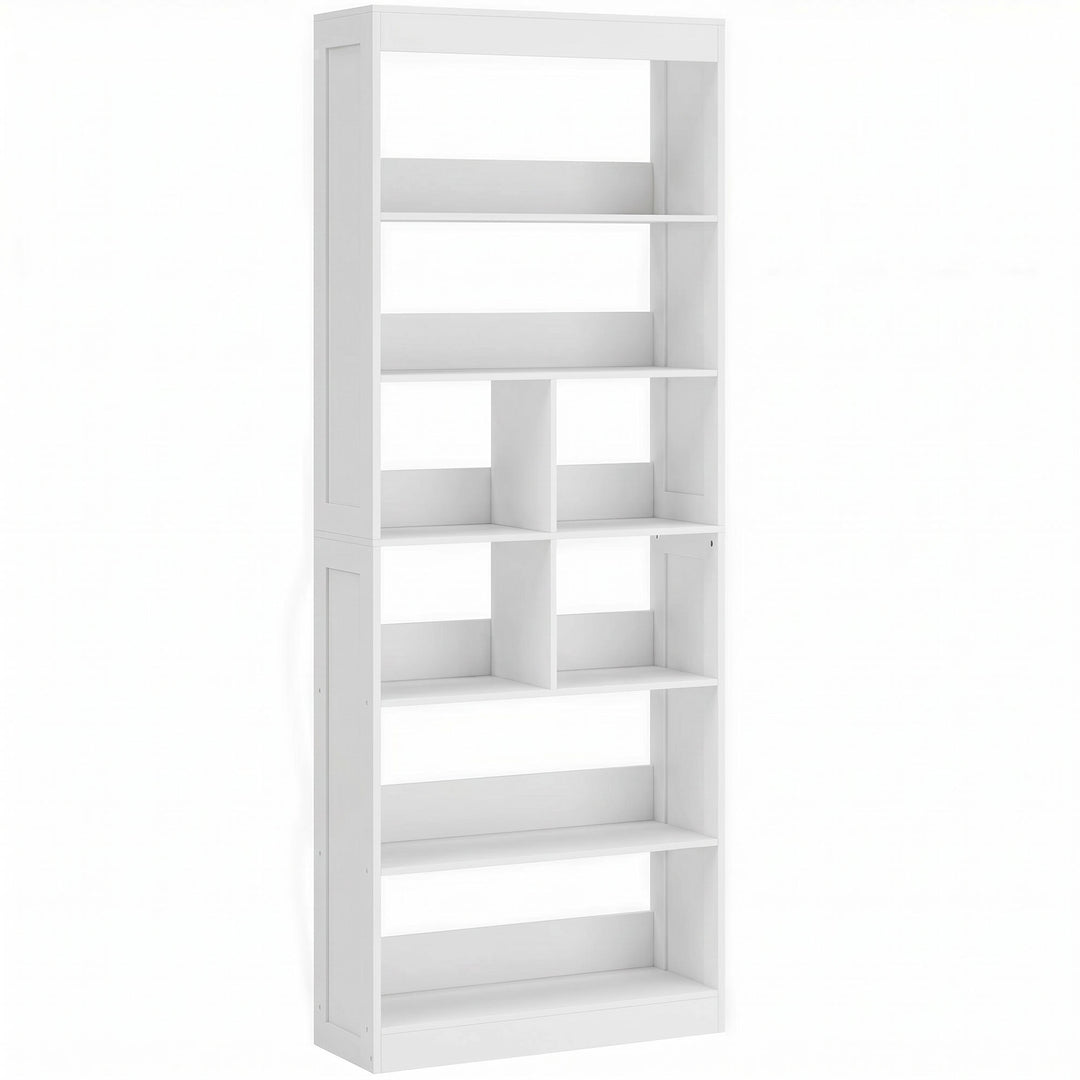 Bookcase, 6-Tier Bookshelf with Open Storage Shelves, Cubes, 180 cm Ta