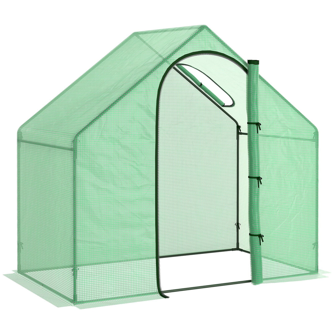 Walk In Tomato Greenhouse Garden Outdoor Mini Greenhouse Flower, Green