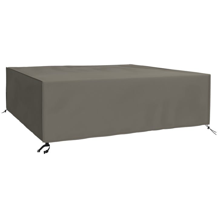 Large Square Patio Garden Furniture Set Cover 600D Oxford Waterproof, 230 x 230 x 70cm, Grey
