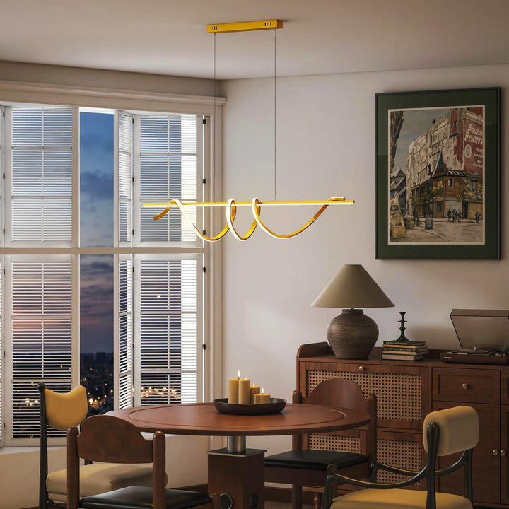 Pendant Light with 3 Colour Temperatures - Silver Tone