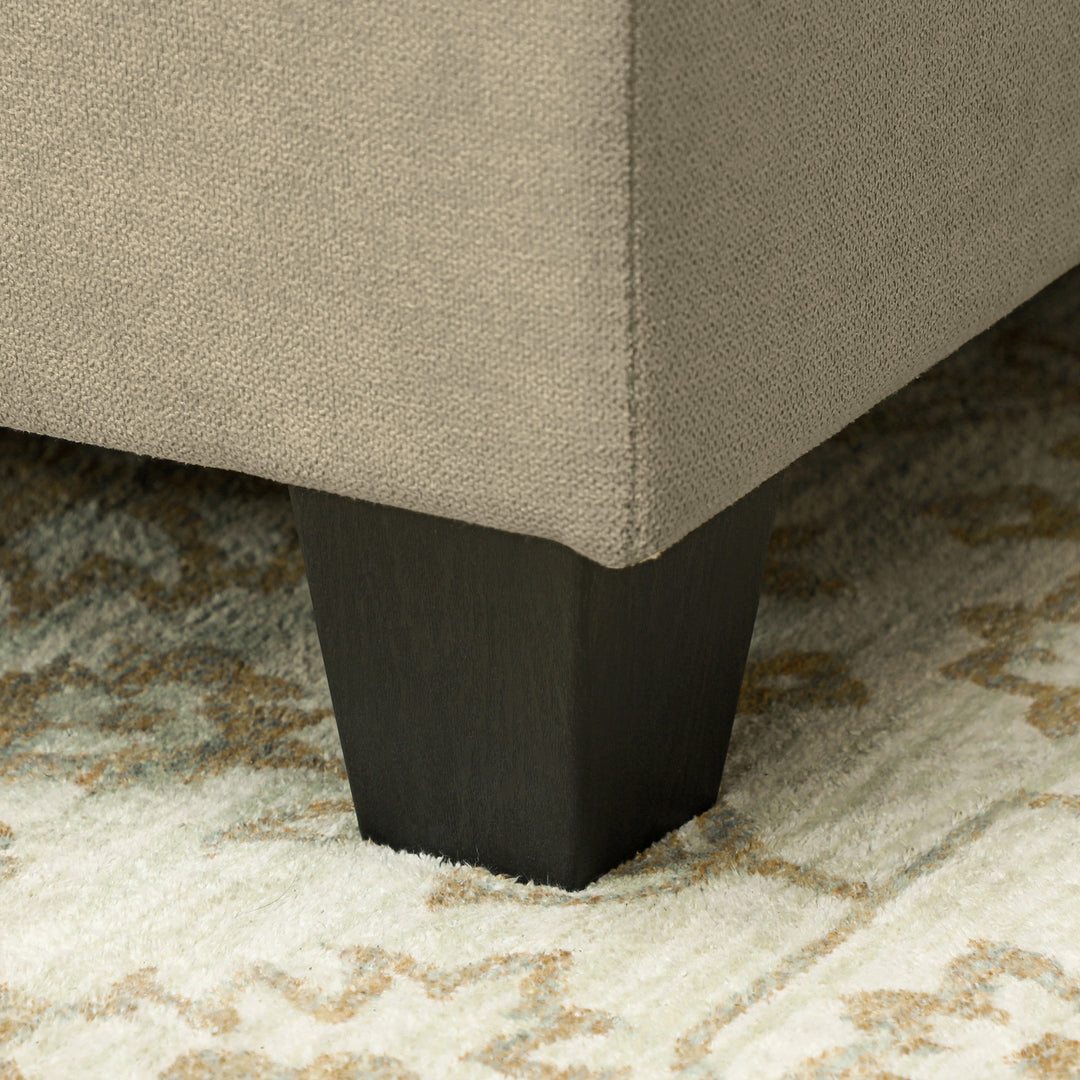 L' Shape Modular Storage Sofa - Light Brown