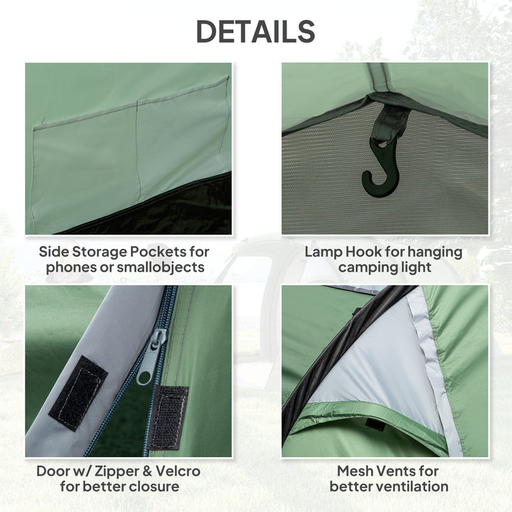 MCL Three-Man, Two-Room Tent - Green