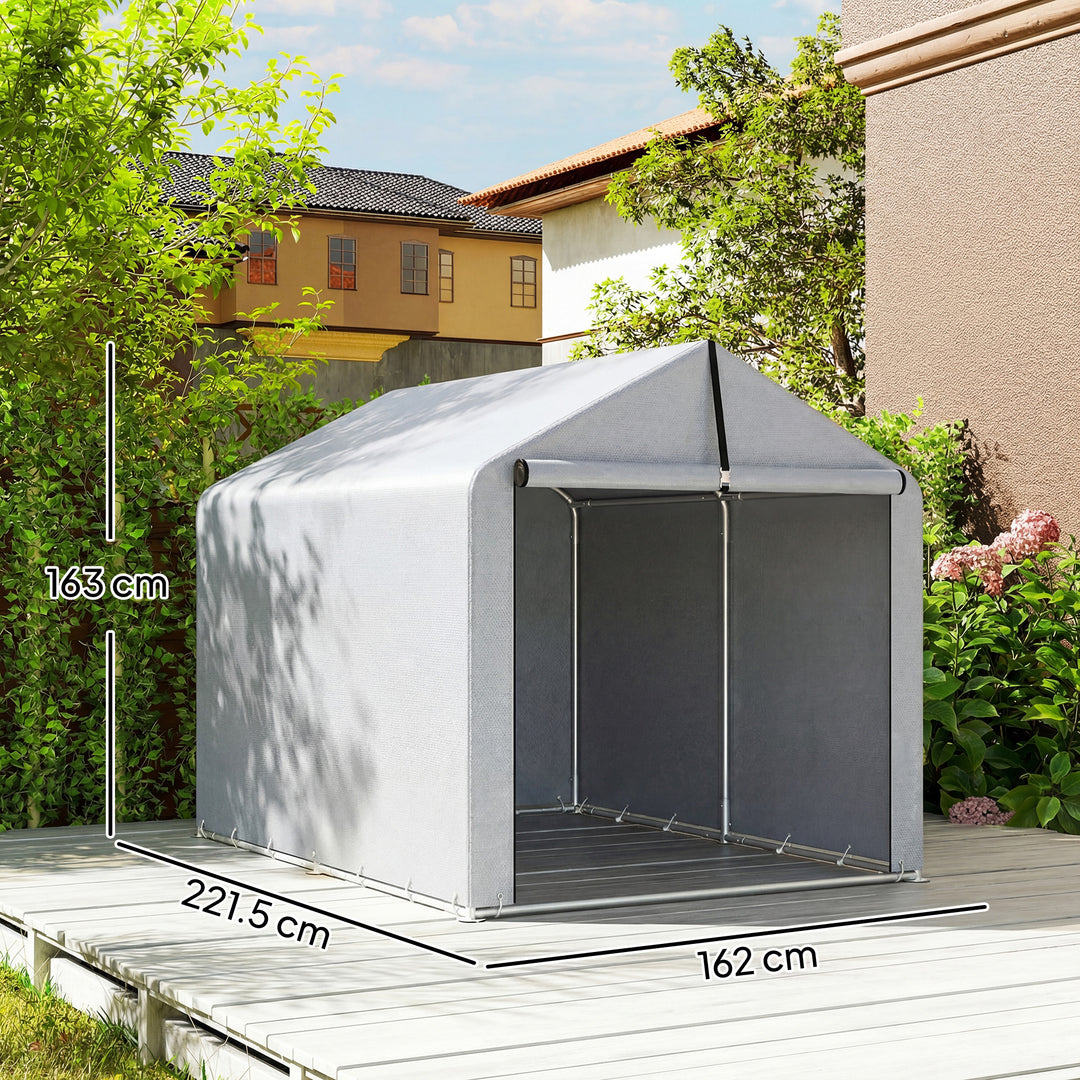 1.6 x 2.2m Garden Shed Tent, Waterproof Outdoor Storage Tent, Roll-up - view 3