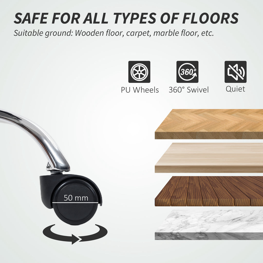 MCL Faux Leather Reclining Office Chair, with Footrest - Grey