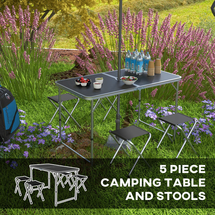 Four-Person Foldable Aluminium Picnic Set