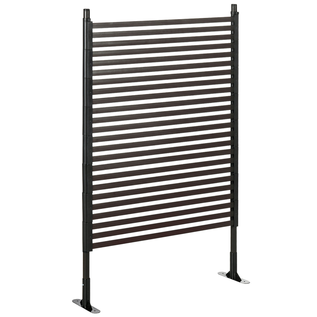 Garden Fence with 2 Standing Ways for Hard &amp; Soft Ground, Decorative O