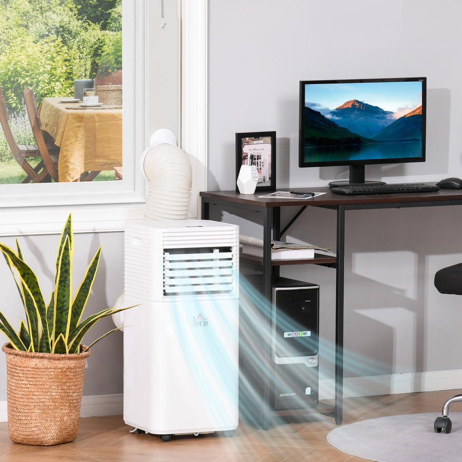 7000 BTU Portable Air Conditioner for Cooling Dehumidifier Fan, Air Conditioning Unit for Room up to 26m², with Remote, 24H Timer, Window Mount Kit, R290, A Energy Efficiency, 785W