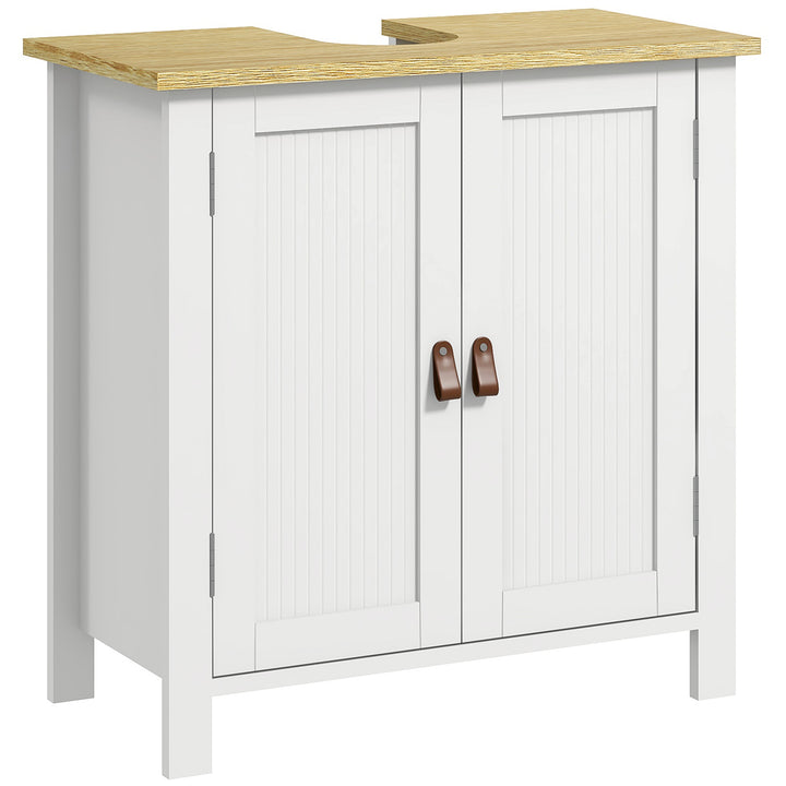 Under Sink Bathroom Cabinet for Basin without Pedestal - White