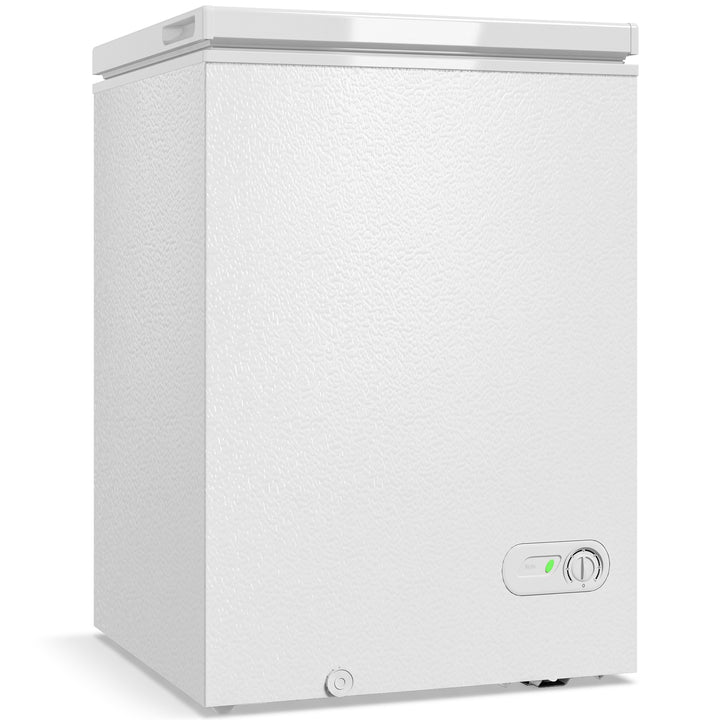 91L Freestanding Chest Freezer with Removable Storage Basket, Chest - White