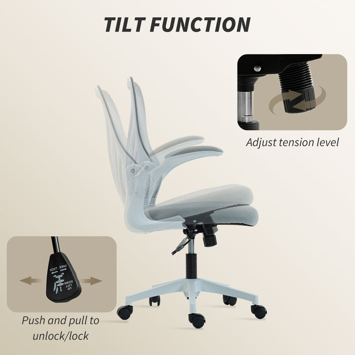 Mesh Office Chair with Foldable Backrest
