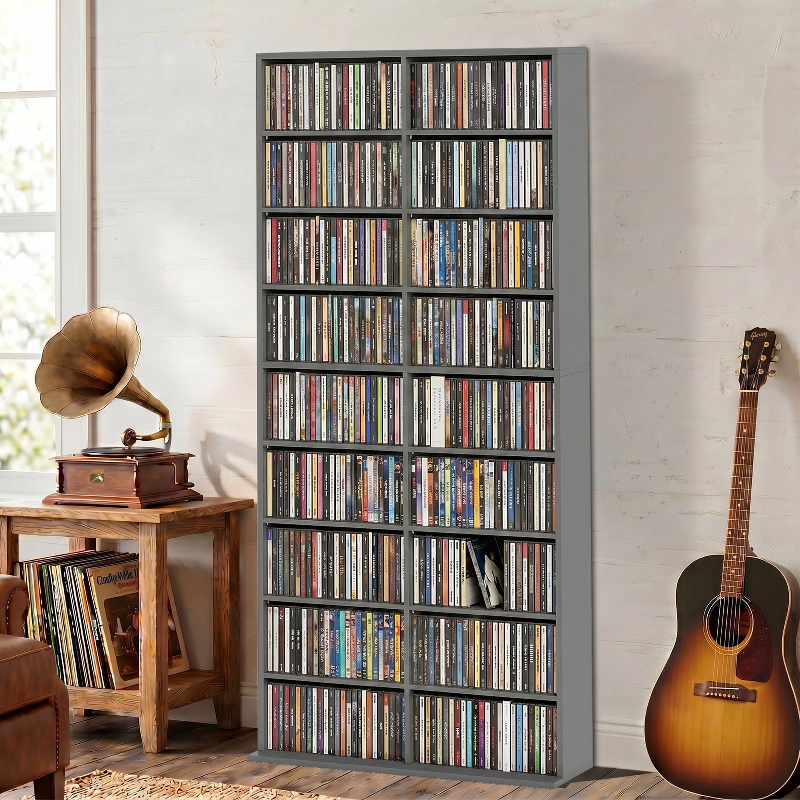 640 CD Storage Tower - Grey