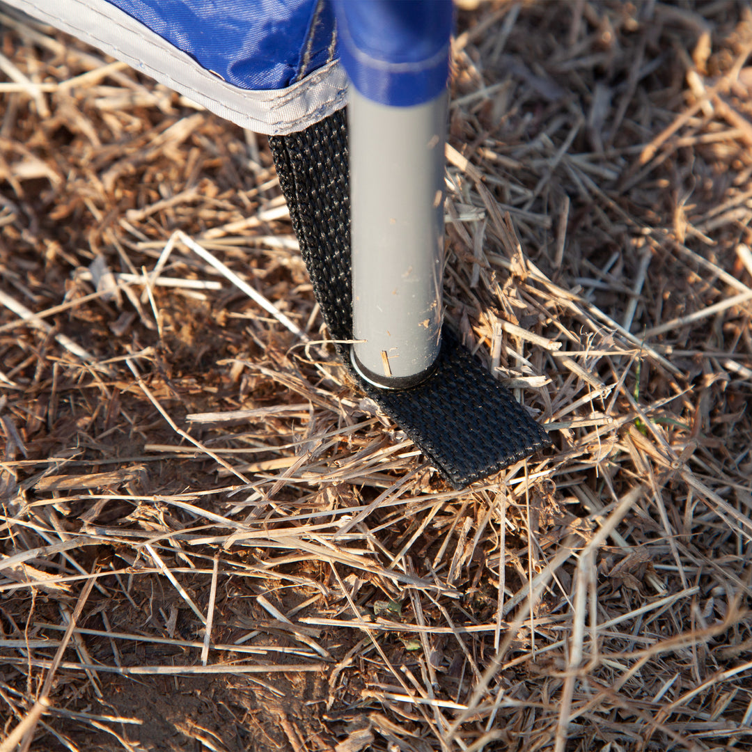 MCL Camping Windbreak, Foldable Portable Wind Blocker w/ Carry Bag and Steel Poles, Beach Sun Screen Shelter Privacy Wall, 620cm x 150cm