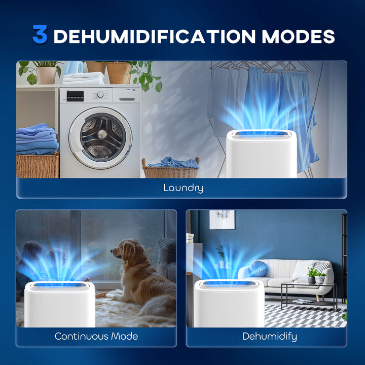 20L Dehumidifier, with Touch Control - White