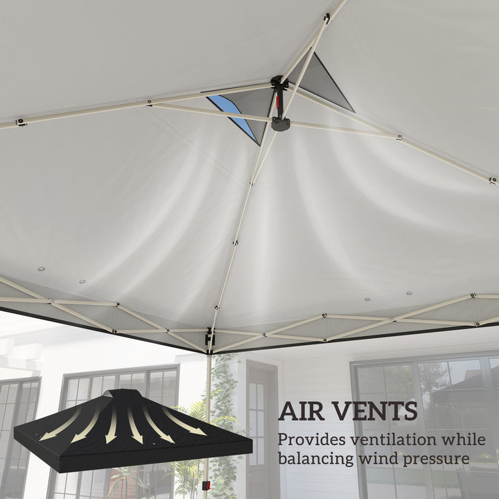 gazebo roof replacement UV50+ Waterproof Pop Up Canopy Cover with 8 Dr