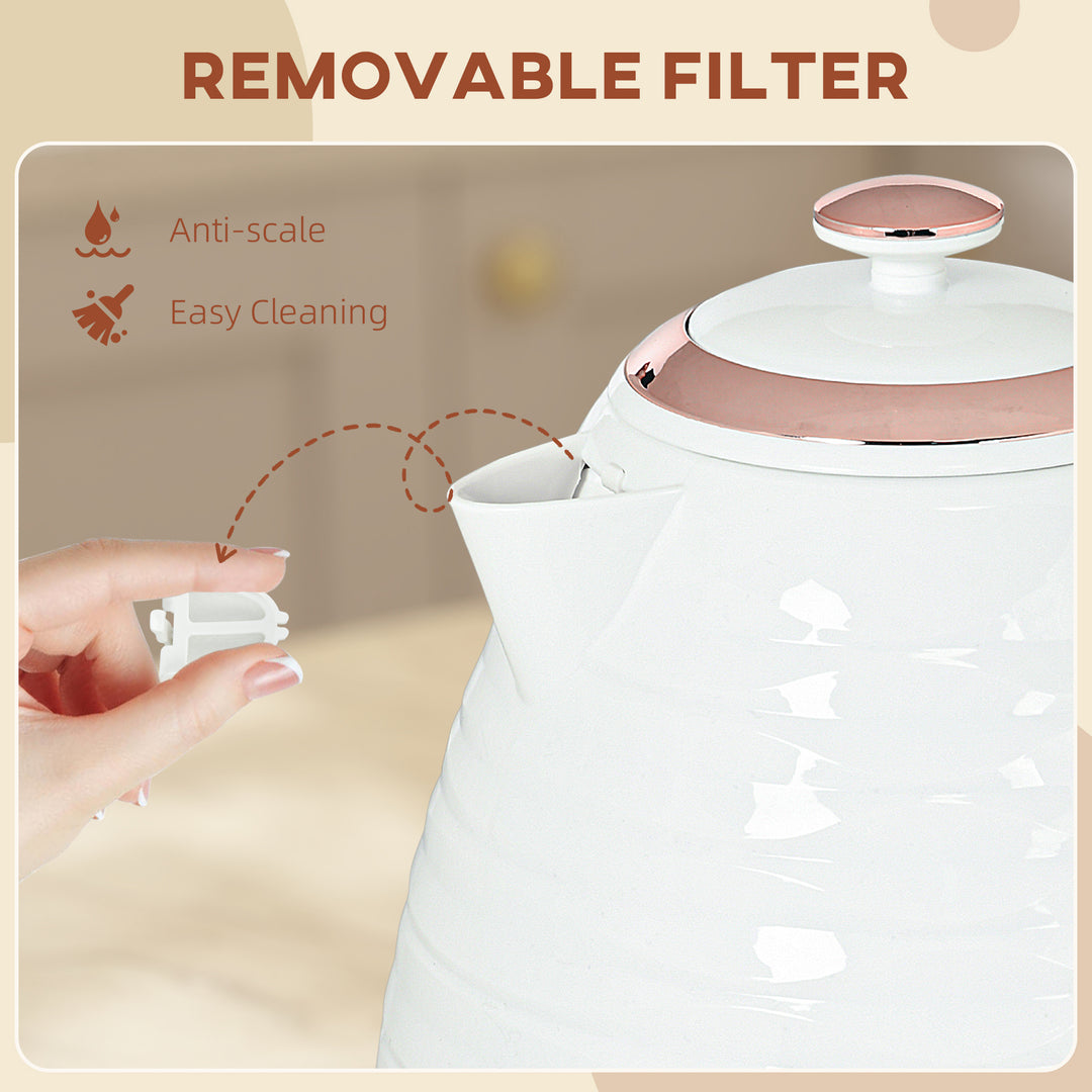 3kW Rapid Boil Honeycomb Kettle - Cream