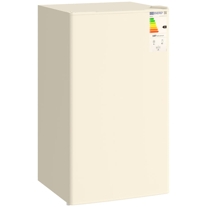 Under Counter Fridge, 91L Small Fridge with Chiller Box, Removable She
