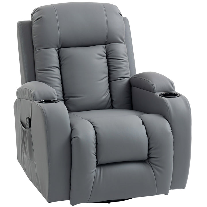 Massage Recliner Armchair, PU Leather Recliner Chair