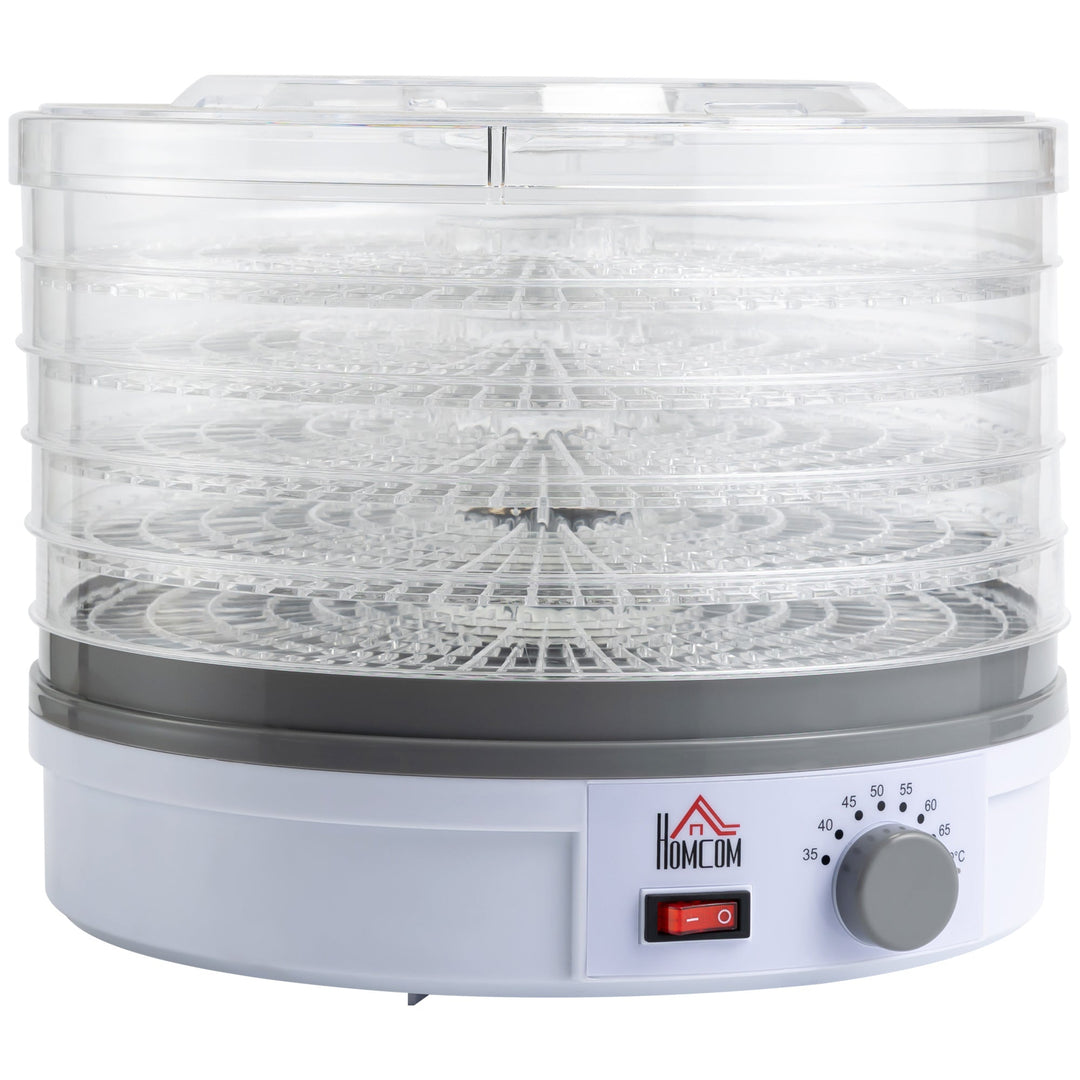 5 Tier Food Dehydrator, 245W Food Dryer Machine with Adjustable Temperature Control for Drying Fruit, Meat