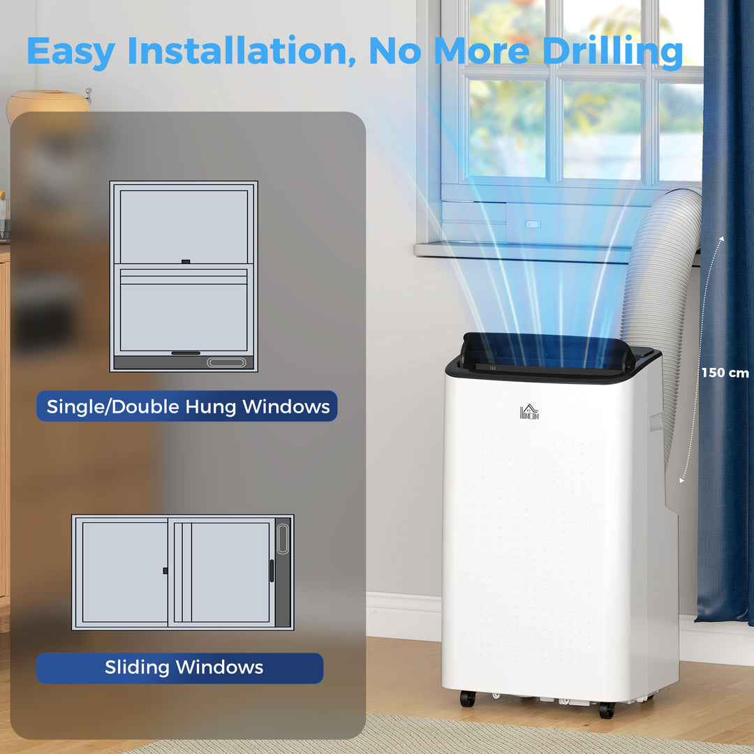12000 BTU App-Controlled Mobile Air Conditioner - White