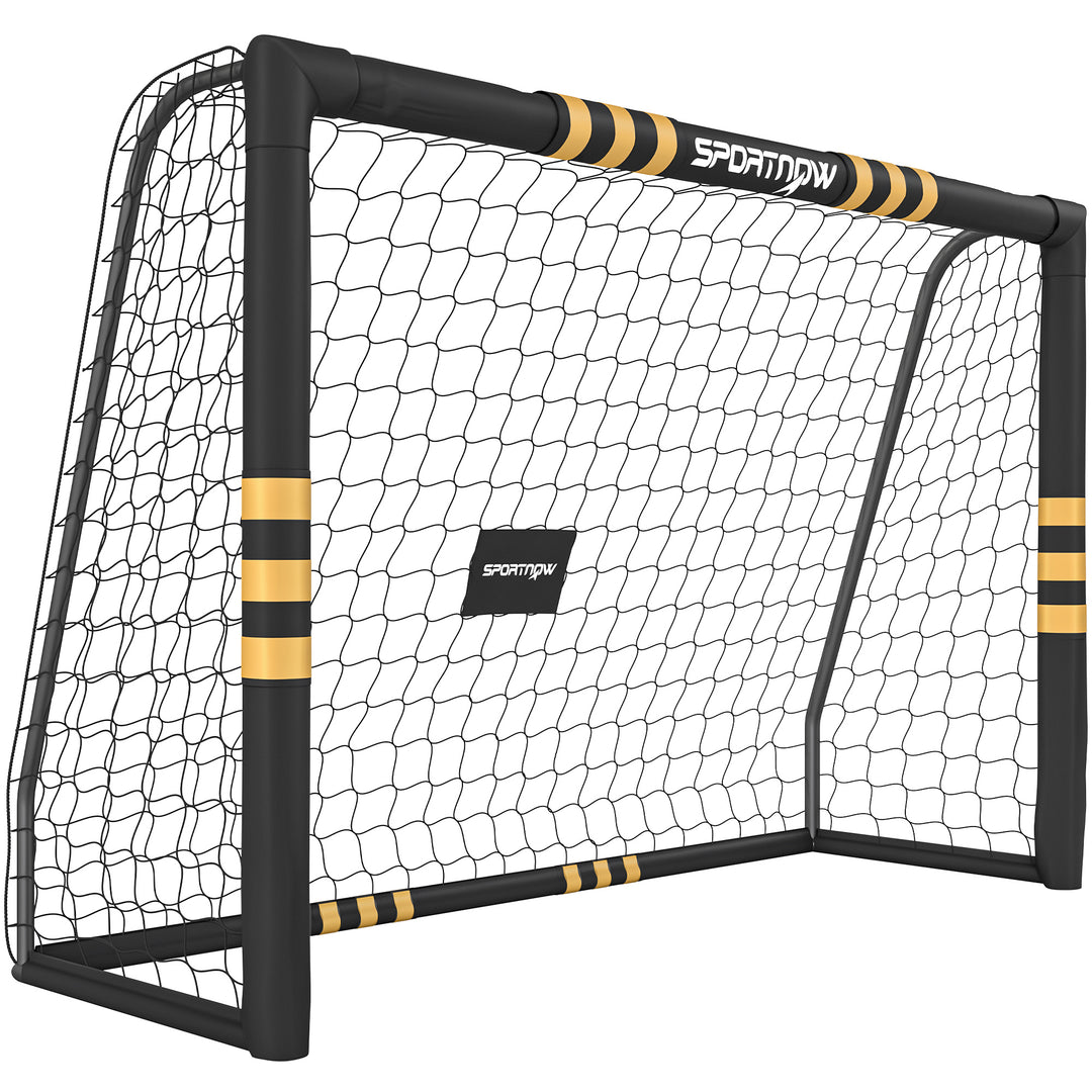 Football Goal, 8 x 5ft Portable Football Net with EPE Foam Padding, PV