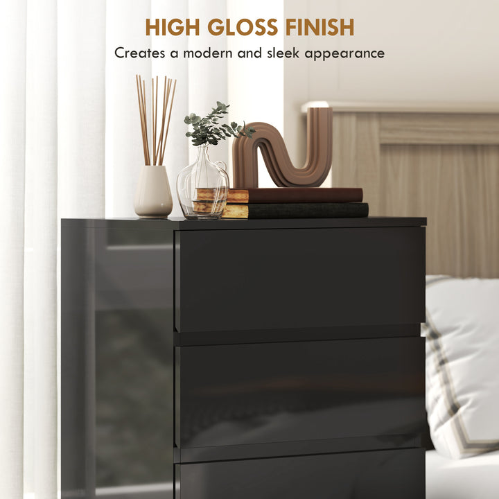 Chest of Drawers, 5-Drawer Storage Cabinets, Modern Dresser, Storage D