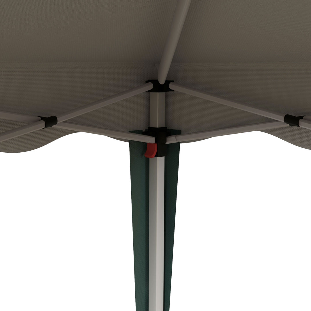 3 x 3cm Adjustable Height Pop-Up Gazebo, with Bag - Green