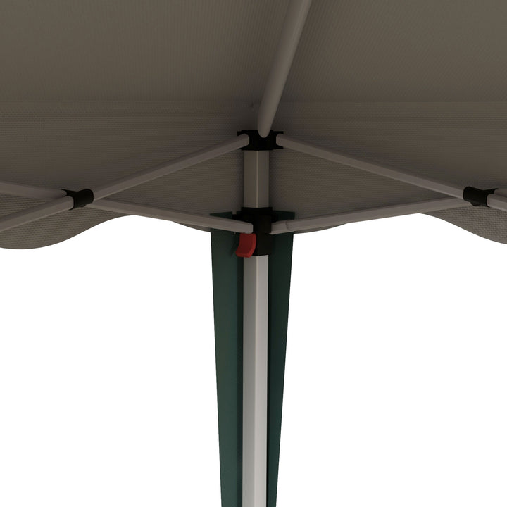 3 x 3cm Adjustable Height Pop-Up Gazebo, with Bag - Green