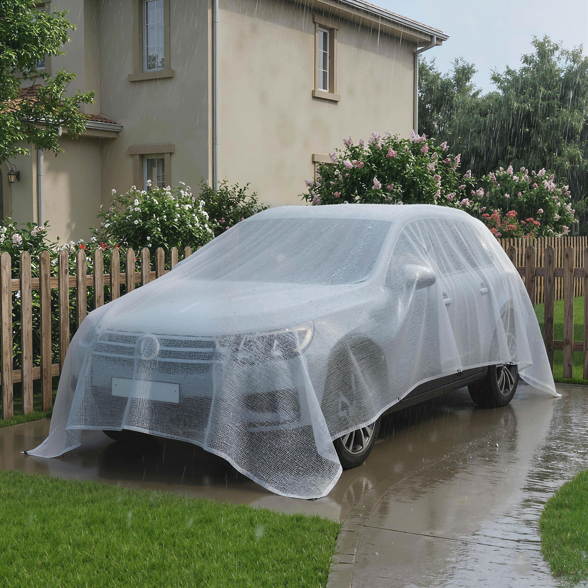 4 x 6m Waterproof Tarpaulin, Heavy Duty 140GSM Tear-Resistant PE Tarp 
