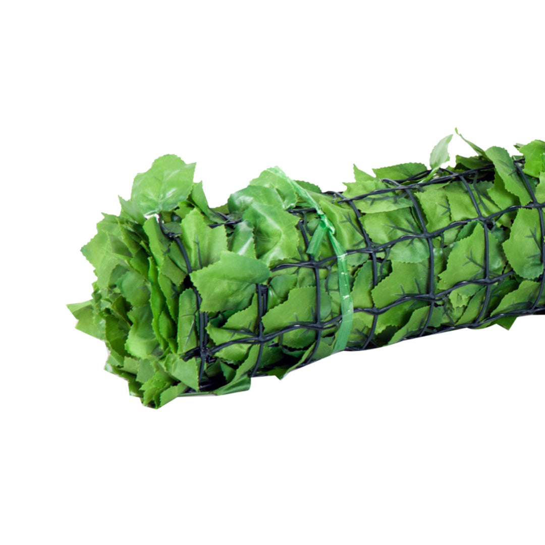 3 x 1m Artificial Leaf Wall - Green